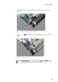 Page 37 
   
Lenovo B8080 
3. Pull out the FPC of the right speaker  from its connector using a pair of 
tweezers. 
Figure 2-3. Pulling out the FPC of the right speaker 
4.	  Remove screws a on the holder of the right speaker as shown in the figure 
below. 
Figure 2-4. The screws on the holder 
Step  Screw (quantity)  Color Torque 
a Phillips flat-head screw, M1.4 × 3.0 (2)  Silver N/A 
33  