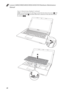 Page 52Lenovo G400/G500/G405/G505/G410/G510 Hardware Maintenance 
Manual
48
Figure 8. Removal steps of keyboard  (continued)
G400: Loosen the keyboard with fingers in the direction shown by arrow  . Lift 
the keyboard a little  , and then detach the connector in the direction shown 
by arrows  .
bcde
b
c
d
e 