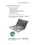 Page 5551
Lenovo B5400/M5400/M5400 Touch
1100 USB board and function board
For access, remove these FRUs in order:
• “1010 Battery pack” on page 34
• “1020 Base cover” on page 35
• “1040 Optical drive” on page 38
• “1050 Hard disk drive and solid state disk” on page 39
• “1060 PCI Express Mini Card for wireless LAN” on page 42
• “1080 Keyboard” on page 45
• “1090 Keyboard bezel” on page 47
Figure 10. Removal steps of USB board and function board
Detach the USB board connector in the direction shown by arrows 1...