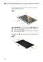 Page 6864
Lenovo B5400/M5400/M5400 Touch Hardware Maintenance Manual
Figure 16. Removal steps of LCD panel, LCD cable, antenna assembly, and hinges (B5400/M5400) (continued)
M5400





StepScrew (quantity)ColorTorque
1M2.5 × 3 mm, flat-head, nylok-coated (4) (B5400) Hinge to LCD Cover (for BM6)Black4.0+/-0.3 kgf*cm
1M2 × 3 mm, flat-head, nylok-coated (4) (M5400) Panel to LCD Cover (for BM5) Black1.85+/-0.15 kgf*cm
Remove the screws 3. Then release the hinges in the direction shown by arrows 4.
B5400


...