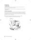 Page 2920Lenovo 3000 H Series User Manual
3.5 Daily Care
1. Cleaning of parts:
As many parts of your computer are composed of delicate integrated circuit boards, which need to be
cleaned on a regular basis to prevent dust accumulation.
Cleaning tools include: : dust collector, soft cotton cloth, clean water (preferential purified water), cotton
swab, and etc.
2. Common cleaning methods
The dust on the computer, monitor, printer, speaker, and mouse can be cleaned away by a soft cotton cloth.
Use the dust...