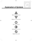 Page 6Explanation of Symbols
Warning: Caution, moderately dangerous
Note: Caution, minimal danger
Recommendation: Helpful instructions Danger: Caution, extremely dangerous
Forbidden: Dangerous operation 