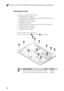 Page 54Lenovo G70-70/G70-80/Z70-80 Hardware Maintenance Manual
501100 Keyboard bezel
For access, remove these FRUs in order:
 “1010 Battery pack” on page 34
 “1030 Hard disk drive(HDD)/Memory/Mini PCI Express Card slot 
compartment cover” on page 36
 “1040 Hard disk drive” on page 37
 “1050 DIMM” on page 40
 “1060 PCI Express Mini Card for wireless LAN/WAN” on page 41
 “1070 Optical drive” on page 43
 “1080 Fan assembly” on page 45
 “1090 Keyboard” on page 46
Figure 10. Removal steps of keyboard bezel
Remove...