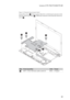 Page 59Lenovo G70-70/G70-80/Z70-80
55
Figure 11. Removal steps of system board
Loosen the screws  . Detach optical disk drive switch board connector in the 
direction shown by arrow  , USB board connector in the direction shown by 
arrow .
StepScrew (quantity)ColorTorque
M2.5 × 4 mm, flat-head, nylok-coated (3) Black 3.0 kgfcm
a
bc
aa
a
bc
a 