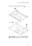 Page 69Lenovo G70-70/G70-80/Z70-80
65
Figure 14. Removal steps of base cover and LED board (continued)
Remove the power assembly in the direction shown by arrow  .
Loosen screw  , then remove the power board.
StepScrew (quantity)ColorTorque
M2.5 × 4 mm, flat-head, nylok-coated (1) Black 3.0 kgfcm
a
a
a
a
a 