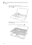 Page 58Lenovo G400/G500/G405/G505/G410/G510 Hardware Maintenance 
Manual
54
Figure 9. Removal steps of keyboard bezel (continued)
G500: Detach the power board connector and touch pad cable in the direction 
shown by arrow  .
When installing: Make sure that the power board connector and touch pad 
cable are attached firmly.
Remove the keyboard bezel in the direction shown by arrow  .
e
e
f
f 