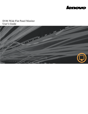 Page 1D186 Wide Flat Panel Monitor 
User’s Guide
 