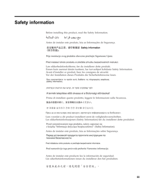Page 4
Safety information
© Copyright Lenovo 2006.iii
 