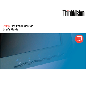 Page 1
L193p Flat Panel Monitor
User’s  Guide
 