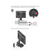 Page 10
Plug the monitor power cord and the computer cord into grounded electric\
al outlets.
Note : An approved power cord H05VV-F, 3G, 0.75mm2 must be used.
Remove the Cable Cover from the back of the stand.
         
1-6L220x Wide Flat Panel Monitor User’s Guide
 