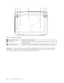 Page 201 Height adjuster buttons Push to release leveling legs 
2 Leveling legs Adjusters drop down when you push adjuster buttons, these may be rotated 
for fine adjustment 
3 Ceiling support holes Contact your dealer for information on mounting the projector to the ceiling
   
 
Attention:   For ceiling installations, use approved mounting hardware and M4 screws with a maximum 
screw depth of 6 mm (1/4 inch). To allow for proper ventilation, keep a distance of 50 cm (20 inches) 
from walls and ceiling....