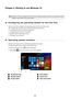 Page 1410
Chapter 2. Starting to use Windows 10
Note:Windows® 10 has an updated version. If you are using  the updated version, some operations may be 
different. Please refer  to the actual product.
Configuring the operating  system for the first time  
 - - - - - - - - - - - -   
You may need to configure the operat ing system when it is first used.
The configuration process may include the procedures below:
• Accepting the end user license agreement
• Configuring the Internet connection
• Registering the...