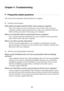 Page 2923
Chapter 4. Troubleshooting
Frequently asked questions  - - - - - - - - - - - - - - - - - - - - - - - - - - - - - - - - - - - - - - - - - - - - - - - - - - - - - - - - - - - - - - - - - - - - - -
This section lists frequently asked questions by category. 
Finding information
What safety precautions should I follow when using my computer?
The Lenovo Safety and General Information Guide which came with your 
computer contains safety precautions for using your computer. Read and 
follow all the...