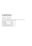 Page 3Instructions and technical information in this manual are applicable to the following 
Lenovo notebook computers unless otherwise stated.Model name  MT
Lenovo Z41-70
Lenovo Z51-70
Lenovo ideapad 500-14ACZ
Lenovo ideapad 500-15ACZ 80K5
80K6
80K3
80K4
Lenovo
User GuideUser Guide 