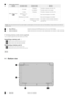 Page 74
System status indicators 
5
Micro HDMI portConnec ts  to dev ic e s  with HDMI input s uc h as  a TV or a n externa l dis play.
6
Built-in microphonesCapture s ound whi c h c an be  us ed fo r v ideo c o nferenc i ng, v oic e  narration, or audio  rec ording.
1
Reset holeResets your computer. Indicator Indicator status Charge status Meaning
Battery status indicator
On (orange)Charging The battery’s charge is less than 10%.
Low battery The battery needs to be charged.
On (blue) Charging The battery’s...