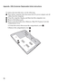 Page 3834
Appendix. CRU (Customer Replaceable Units) instructions
To replace the hard disk drive, do the following:
1Turn off the computer, then disconnect the AC power adapter and all 
cables from the computer.
2Close the computer display, and then turn the computer over.
3Remove the battery pack.
4Remove the Hard disk drive/Memory/Mini PCI Express Card slot 
compartment cover.
a. Loosen the screws that secure the compartment cover  .
b. Remove the compartment cover  .
a
b
b
a 