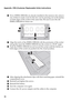 Page 4238
Appendix. CRU (Customer Replaceable Units) instructions
6If two DDR3L SDRAMs are already installed in the memory slot, remove 
one of them to make room for the new one by pressing out on the latches 
on both edges of the socket at the same time. Be sure to save the old 
DDR3L SDRAM for future use.
7Align the notch of the DDR3L SDRAM with the protrusion of the socket 
and gently insert the DDR3L SDRAM into the socket at a 30-45° angle.
8Push the DDR3L SDRAM inward toward the socket until the latches on...