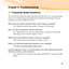 Page 4531
Chapter 5. Troubleshooting
Frequently Asked Questions  - - - - - - - - - - - - - - - - - - - - - - - - - - - - - - - - - - - - - - - - - - - - - - - - -
This section lists frequently asked questions and tell where you can find detailed 
answers. For details about each publication included in the package with your 
computer, see Lenovo B450 Setup Poster. 
What safety precautions should I follow when using my computer?
See “Important safety information” on page iii of this guide.
How can I prevent...