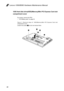 Page 4036
Lenovo V560/B560 Hardware Maintenance Manual
1030 Hard disk drive(HDD)/Memory/Mini PCI Express Card slot 
compartment cover
For access, remove this FRU: 
• “1010 Battery pack” on page 34
Figure  3. R e m o v a l   s t e p s   o f     H D D / M e m o r y / M i n i   P C I   E x p r e s s   C a r d   s l o t compartment cover
Loosen five screws 1, but do not remove them. 
1
1
111
2 