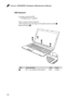 Page 4642
Lenovo V560/B560 Hardware Maintenance Manual
1080 Keyboard
For access, remove this FRU:
• “1010 Battery pack” on page 34
Figure 8. Removal steps of keyboard
Lift the keyboard cover with fingers in the direction shown by arrows 1.
Remove one screw 2.
1
1
1
2
StepScrew (quantity)ColorTorque
2M2 × 4 mm, flat-head, nylok-coated (1)White1.6 kgfcm 