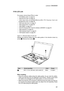 Page 5551
Lenovo V560/B560
1110 LCD unit
For access, remove these FRUs in order: 
• “1010 Battery pack” on page 34
• “1020 Dummy card” on page 35
• “ 1 0 3 0   H a r d   d i s k   d r i v e ( H D D ) / M e m o r y / M i n i   P C I   E x p r e s s   C a r d   s l o t compartment cover” on page 36
• “1040 Hard disk drive” on page 37
• “1050 Optical drive” on page 38
• “1060 DIMM” on page 39
• “1070 PCI Express Mini Card for wireless LAN/WAN” on page 40
• “1080 Keyboard” on page 42
• “1090 Keyboard bezel” on page...