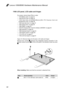 Page 6662
Lenovo V560/B560 Hardware Maintenance Manual
1160 LCD panel, LCD cable and hinges
For access, remove these FRUs in order: 
• “1010 Battery pack” on page 34
• “1020 Dummy card” on page 35
• “ 1 0 3 0   H a r d   d i s k   d r i v e ( H D D ) / M e m o r y / M i n i   P C I   E x p r e s s   C a r d   s l o t compartment cover” on page 36
• “1040 Hard disk drive” on page 37
• “1050 Optical drive” on page 38
• “1060 DIMM” on page 39
• “1070 PCI Express Mini Card for wireless LAN/WAN” on page 40
• “1080...