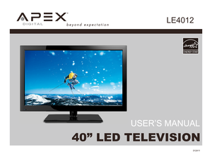 Page 1LE4012 
40” LED TELEVISION 