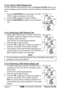 Page 34 Phantom PS1000 Page 34
11.4.2  Cancel a DSC Distress Call
If a DSC Distress call was sent by error the Phantom PS1000 allows you to
send a message to other vessels to cancel the Distress Call that was made in
error.
1. Press the [
DISTRESS]
 key momentarily. The “
DIS-
TRESS
” notation will appear on the LCD.
2. Press the [
]
 or [
]
 key to select “
CANCEL.”
3. Press the [
DISTRESS]
 key again to send a Distress
call.
11.4.3  Receiving a DSC Distress Call
1. When a DSC Distress call is received,...