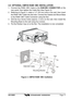 Page 17GX1280SPage 17
4.9  OPTIONAL CMP25 RAM+ MIC INSTALLATION
1. Connect the RAM+ MIC Cable to the RAM MIC CONNECTOR on the
rear panel, then tighten the Cable Nut (See Figure 3).
2. Referring to Figure 3, make a 1.2” (30 mm) hole in the wall, then insert
the RAM+ MIC Cable into this hole. Connect the Gasket and Mount Base
to the RAM+ MIC Cable Connector using the Nut.
3. Drill the four Screw holes (approx. 2 mm) on the wall, then install the
Mounting Base to the wall using four screws.
4. Put the Rubber Cap...