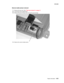 Page 123Repair information4-35
  4512-630
Narrow media sensor removal
1.
Remove the top cover. See “Top cover removal” on page 3-7.
2.Turn the top cover upside down.
3.Remove the ground strap screw (A) and the ground strap.
4.Remove the narrow media sensor. 