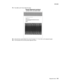 Page 67Diagnostic aids3-9
  4512-630
13.Press Go to print Visual alignment page.
14.Verify that the overall darkest line across the page is “0.” If not, then run the alignment again.
15.Turn the printer off to exit the printer alignment menu.
Visual alignment printout
(sample only; use actual sheet) 