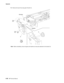 Page 4144-36MFP Service Manual 7500-XXX
6.Remove the tray lift one-way gear 24 tooth (C). 
Note:  Before reinstalling, ensure all gears and washers are securely attached to the bracket (A). 
Harness
A
RearC Washer 