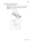 Page 449Repair information4-71
7500-XXX
Printer left lower pinch roll assembly removal
1.Open the printer left lower door assembly. 
2.Remove the two screws securing the left lower pinch roll assembly (A) to the printer left lower door 
assembly (B). 
Note:  The media guide (C) can be slightly lifted to gain better access to the attaching screws. 
3.Release two hooks securing the left lower pinch roll assembly (A) to the printer left lower door 
assembly (B). 
4.Remove the left lower pinch roll assembly (A). 
B...