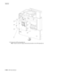 Page 4984-120MFP Service Manual 7500-XXX
4.Remove the LVPS card assembly (A). 
Note:  Grasp the card by the edge; avoid touching the bottom of the LVPS assembly (A). 
A
Right 