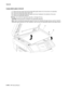 Page 5204-142MFP Service Manual 7500-XXX
Large platen glass removal
1.Remove the two screws securing the large platen glass retainer (A) to the scanner unit assembly.
2.Remove the large platen glass retainer (A).
3.Gently lift the large platen glass (B) upward, and move it rightward in the direction of the arrow.
4.Remove the large platen glass (B).
Warning:  Do not drop the large platen glass (B), or damage will occur.
CAUTION: Avoid touching the underside of the large platen glass (B).
Note:  Before...