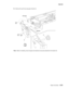 Page 629Repair information4-251
7500-XXX
6.Remove the tray lift one-way gear 24 tooth (C). 
Note:  Before re-installing, ensure all gears and washers are securely attached to the bracket (A). 
Harness
A
RearC Washer 