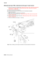 Page 6304-252MFP Service Manual 7500-XXX
2000-sheet dual input (TTM)–media feed unit drive gear 13 tooth removal 
1.Remove the media feed unit assembly. See “2000-sheet dual input (TTM)–media feed unit assembly 
removal (tray 3)” on page 4-243 or “2000-sheet dual input (TTM)–media feed unit assembly 
removal (tray 4)” on page 4-239. 
2.Remove the harness from the bracket (A). 
3.Remove the three screws securing the bracket (A) to the media feed unit assembly. 
4.Remove the bracket (A). 
Note:  Gears may become...