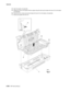 Page 6624-284MFP Service Manual 7500-XXX
4.Open the duplex unit assembly.
5.Release the hook of the duplex left door support strap (B) securing the duplex left cover (C) to the duplex 
unit assembly. 
6.Remove the four screws securing the duplex left cover (C) to the duplex unit assembly.
7.Remove the duplex left cover (C). 
B
C HookB
Left 