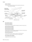 Page 681-46MFP Service Manual 7500-XXX
Scanner cooling fan
A fan that prevents overheating of the scanner controller card assembly and exposure lamp.
ADF
Sensor (ADF tray length 1)
Sensor (ADF tray length 2)
The document length in the slow scanning direction is detected by a combination of these two sensors.
Sensor (document tray width 1)
Sensor (document tray width 2)
Sensor (document tray width 3)
The document length in the fast scanning direction is detected by the combination of these three sensors...