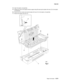 Page 689Repair information4-311
7500-XXX
4.Open the duplex unit assembly.
5.Release the hook of the duplex left door support strap (B) securing the duplex left cover (C) to the duplex 
unit assembly.
6.Remove the four screws securing the duplex left cover (C) to the duplex unit assembly.
7.Remove the duplex left cover (C).
B
C HookB
Left 