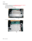 Page 1544-16  Service Manual 7013-XXX
Duplex removal
1.Remove the right side printer cover. See “Right side printer cover removal” on page 4-73.
2.Remove the LVPS/HVPS. See “LVPS/HVPS removal” on page 4-39.
3.Place the printer on its right side.
Note:  Be careful to not mar the finish of the printer.
4.Remove the three screws (A) from the shield.
5.Remove the four screws (B) from the duplex.
A
B 