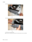 Page 2104-72  Service Manual 7013-XXX
5.Remove the solenoid cable (C) through the opening.
6.Remove the narrow media sensor cable (D) through the opening.
7.Remove the rear exit guide assembly.
Note:  Be careful to not damage the gears during the rear exit guide assembly removal and reinstallation. 