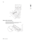 Page 4724-40Service Manual 7510 
Go Back Previous
Next
Sensor (media on belt) removal
1. Open the printer left door assembly.
2. Remove the screw securing the sensor (media on belt) (A) to the machine.
3. Disconnect the connector from the sensor (media on belt) (A).
4. Remove the sensor (media on belt) (A).
E
D 