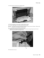 Page 115Repair information4-3
7011-2xx / 3xx
3.Place thumbs on the inside of the respective hinge. 
4.Force the left hinge out of its socket, and relax it above the socket. 
5.Force the right hinge out of its socket, and lift it above the socket. 
Warning:  Do not pull the fuser link out of the MFP any farther than when the door is fully open. Otherwise, the 
link extension may dislodge the cartridge coupler. 
6.Carefully lift the cover free from the printer base frame. 
7.Use your left hand to hold the fuser...