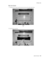 Page 117Repair information4-5
7011-2xx / 3xx
Rear cover removal
1.
Remove the four screws (A) which secure the rear cover to the printer engine frame.
2.Open the fuser acces door. 