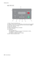 Page 322-6Service Manual 7011-2xx / 3xx
Display / Main control
1.Menu - Enters the administration menu
2.Display - View scan, copy, fax and print options, and view status and error messages.
3.Stop/Cancel - Stops print, scan,and fax jobs. Exits a menu and returns to Ready.
4.Start - Start a copy, scan, or fax job.
5.Right arrow - Scroll right
6.Select - Accepts menu selections and setting’s
7.Left arrow - Scrolls left
8.Indicator light:
a.Off - the power is off
b.Blinking green - The printer is warming up,...