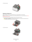 Page 226Close the top door.Replacing a developer unit
Replace a developer unit when a print quality defect occurs or when damage occurs to the printer.
Note: When a developer unit is replaced, you must manually calibrate the color. For more information, see color-
misregistration-topic.
1Grasp the front door at the side handholds, and then pull it toward you to open it.
CAUTION—HOT SURFACE: The inside of the printer might be hot. To reduce the risk of injury from a hot
component, allow the surface to cool...