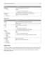 Page 210Menu itemDescription
Margin Size
8–255 mmSets the page margin for HTML documents
Notes:
19 mm is the factory default setting.
Margin size can be increased in 1‑mm increments.
Backgrounds
Print
Do Not PrintSpecifies whether to print backgrounds on HTML documents
Note: Print is the factory default setting.
Image menu
Menu itemDescription
Auto Fit
On
OffSelects the optimal paper size, scaling, and orientation
Note: On is the factory default setting. It overrides scaling and orientation settings
for some...