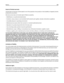 Page 308Extent of limited warranty
Lexmark does not warrant uninterrupted or error-free operation of any product or the durability or longevity of prints
produced by any product.
Warranty service does not include repair of failures caused by:
—Modification or unauthorized attachments
—Accidents, misuse, abuse or use inconsistent with Lexmark user’s guides, manuals, instructions or guidance
—Unsuitable physical or operating environment
—Maintenance by anyone other than Lexmark or a Lexmark authorized servicer...