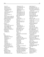 Page 315fax card  25
firmware card  32
firmware cards  25
flash memory card  32
Internal Solutions Port,
installing  33
memory card, installing  30
memory cards  25
network  25
order of installation  43
ports  25
printer hard disk, installing  38
printer hard disk, removing  41
updating in printer driver  47
options, touch‑screen 
copy  97, 98, 99, 125
e‑mail  104, 105
fax  117, 118, 119
FTP  125, 126
ordering 
cleaning kit  221
fuser or transfer module  220
print cartridges  220
staple cartridges  221
waste...